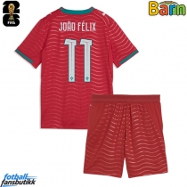 Portugal Joao Felix #11 Hjemmedraktsett Barn VM 2026 Kortermet (+ Korte bukser)